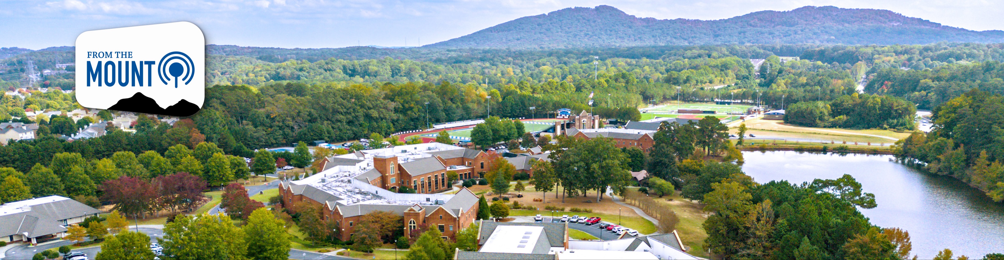 MPCS Mountain Aerial Header with logo